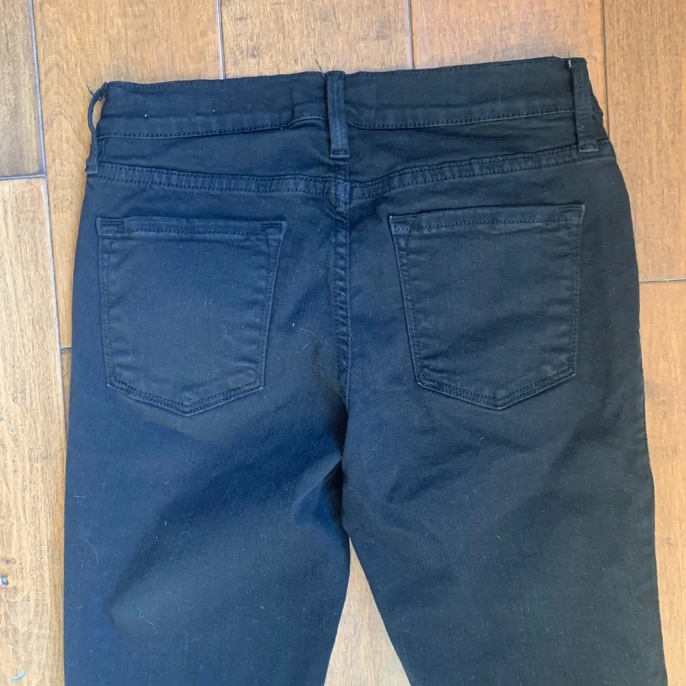 Frame Denim Le Skinny de Jeanne Black Jean 25